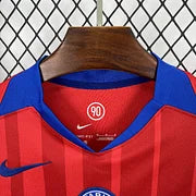 Paris Saint Germain PSG maillot foot rouge (2025 2026)